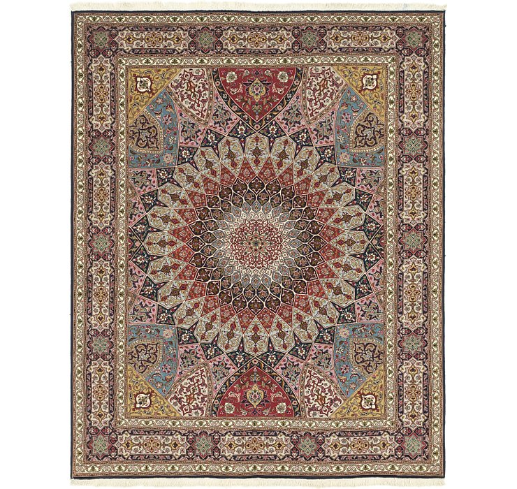 6' 8 x 8' 6 Tabriz Persian Rug