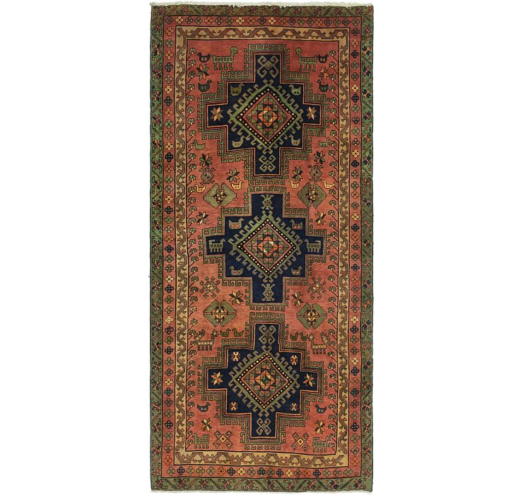 5' x 11' 2 Gholtogh Persian Runner...