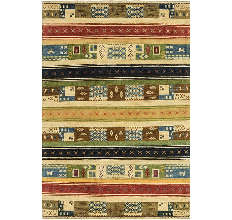 6' 7 x 9' 8 Modern Ziegler Rug