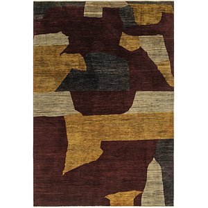 Unique Loom 6' 8 x 9' 8 Modern Ziegler Rug