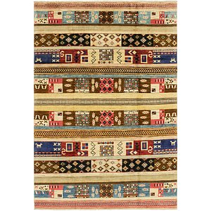Unique Loom 6' 8 x 9' 9 Modern Ziegler Rug