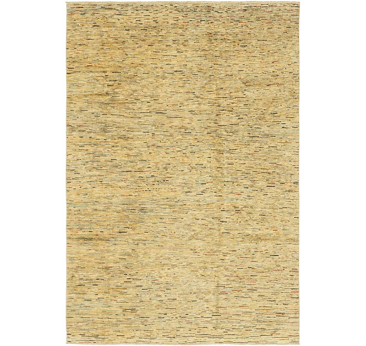 HandKnotted 6' 6 x 9' 8 Modern Ziegler Rug