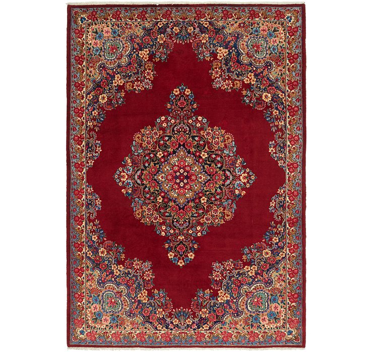 7' x 10' 6 Yazd Persian Rug