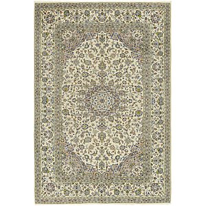 6' 5 x 9' 6 Kashan Persian Rug