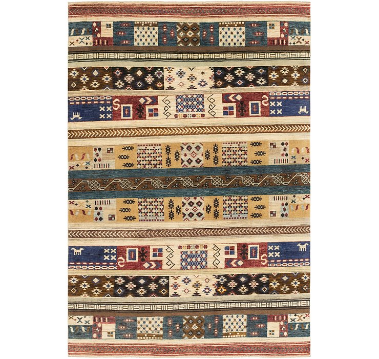 HandKnotted 6' 6 x 9' 9 Ariana Ziegler Rug