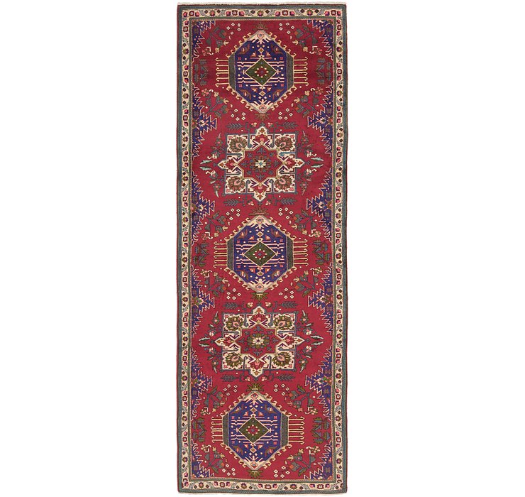 4' x 12' 9 Tabriz Persian Runner Rug