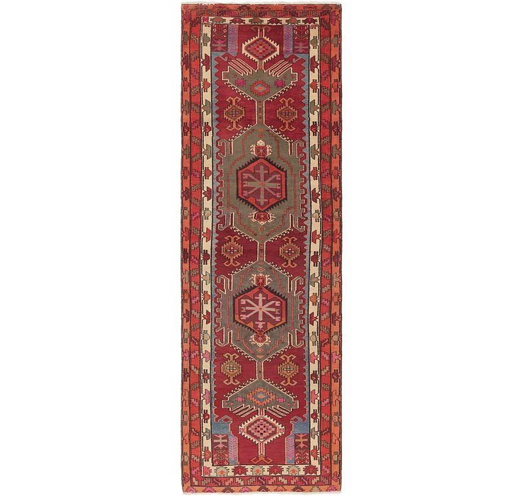 3' 6 x 11' 6 Meshkin Persian Runner ...