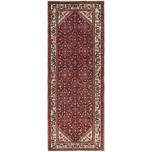 3' 9 x 10' 4 Hossainabad Persian Run...