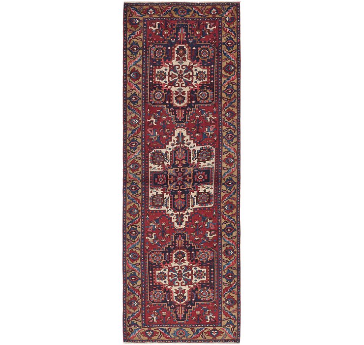 3' 7 x 10' 9 Gharajeh Persian Runner...