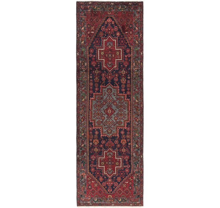 3' 3 x 10' 8 Gharajeh Persian Runner...