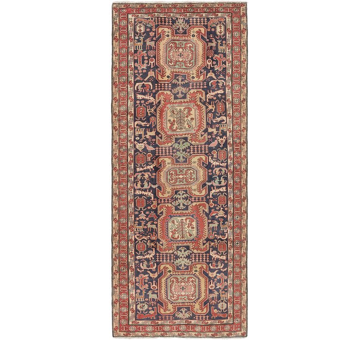 4' 3 x 10' 9 Ardabil Persian Runner ...