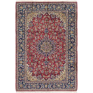 7' x 10' 9 Isfahan Persian Rug