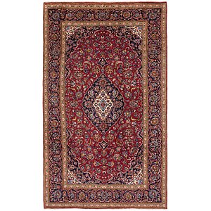 6' 9 x 11' 2 Kashan Persian Rug