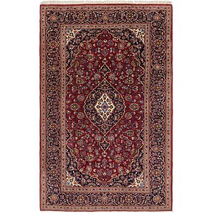 6' 9 x 10' 7 Kashan Persian Rug