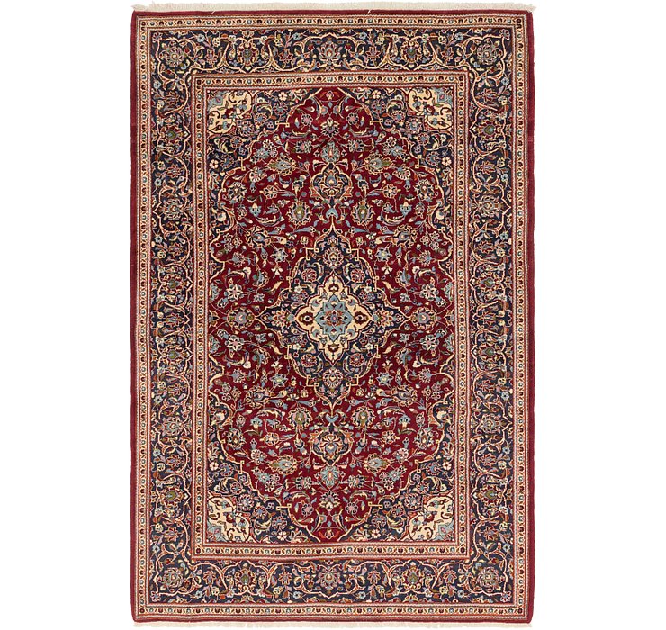 6' 8 x 10' 6 Kashan Persian Rug