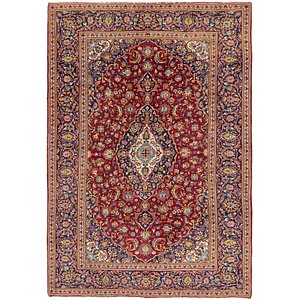 Unique Loom 6' 10 x 9' 9 Kashan Persian Rug