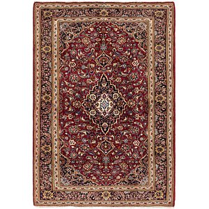 Unique Loom 6' 6 x 9' 3 Kashan Persian Rug