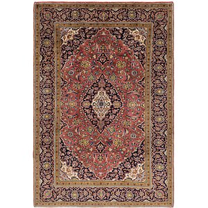 Unique Loom 6' 6 x 10' Kashan Persian Rug