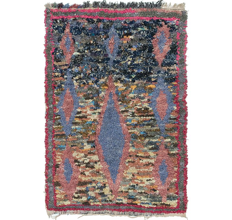 4' 9 x 7' 3 Moroccan Rug