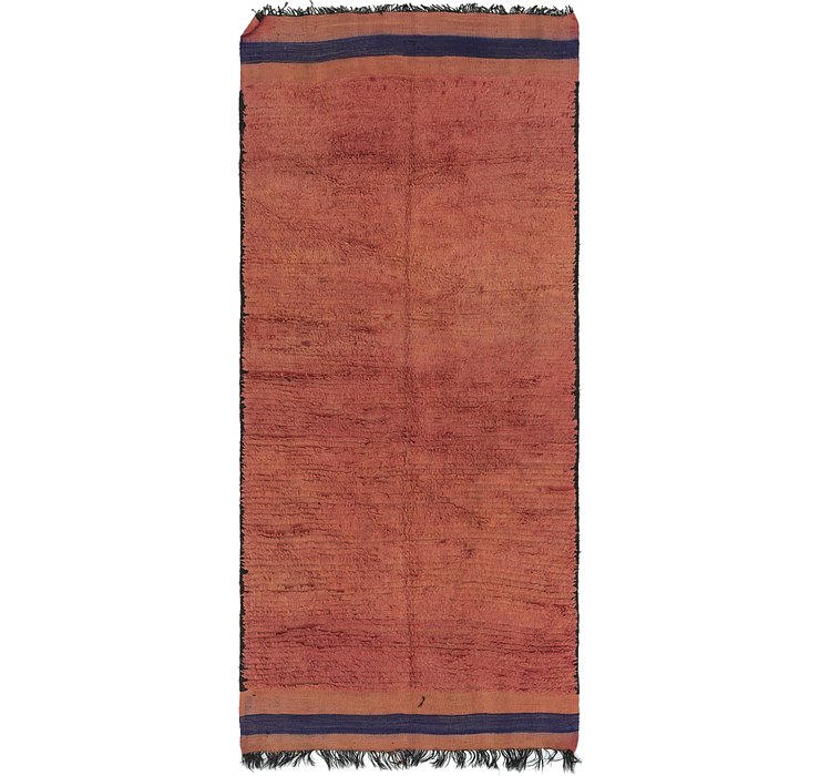 HandKnotted 5' 9 x 12' 8 Moroccan Runner Rug