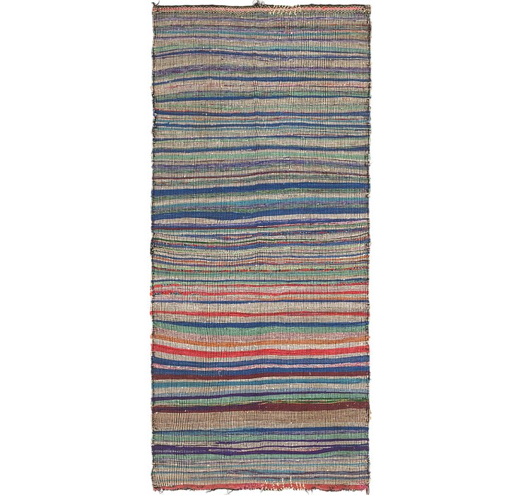 4' x 8' 9 Moroccan Runner Rug