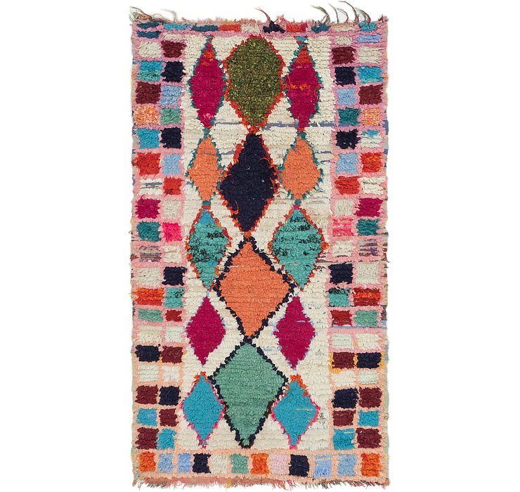 HandKnotted 4' x 7' Moroccan Rug