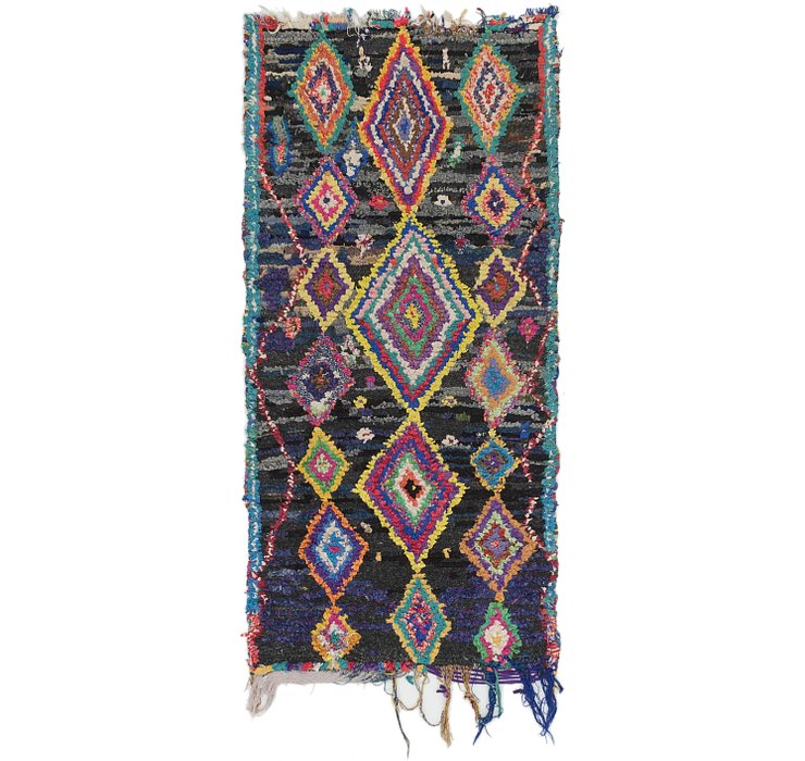3' 5 x 7' 2 Moroccan Runner Rug