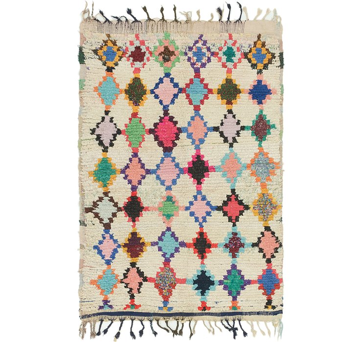 4' 7 x 6' 7 Moroccan Rug