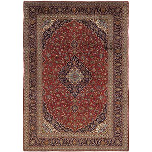 9' 9 x 13' 8 Kashan Persian Rug