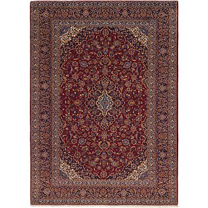 10' x 13' 9 Kashan Persian Rug