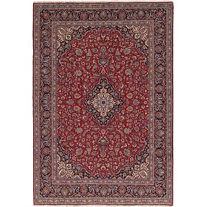 10' x 14' 2 Kashan Persian Rug