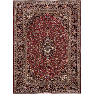 9' 10 x 13' 3 Kashan Persian Rug