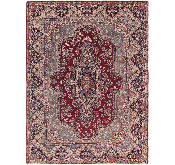 8' x 11' Kerman Persian Rug