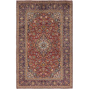 6' 7 x 10' Kashan Persian Rug
