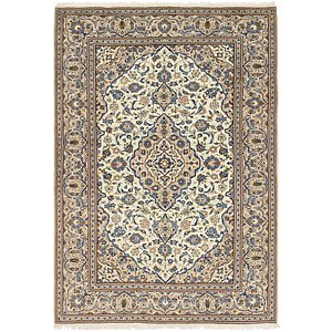 6' 7 x 9' 9 Kashan Persian Rug