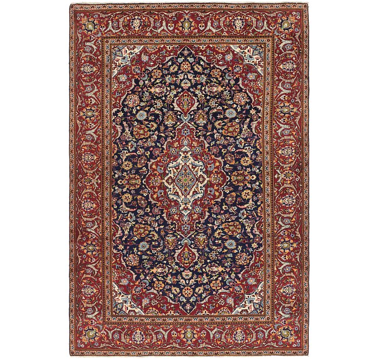 6' 7 x 9' 9 Kashan Persian Rug