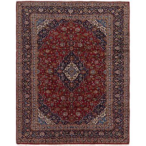 10' x 12' 10 Kashan Persian Rug