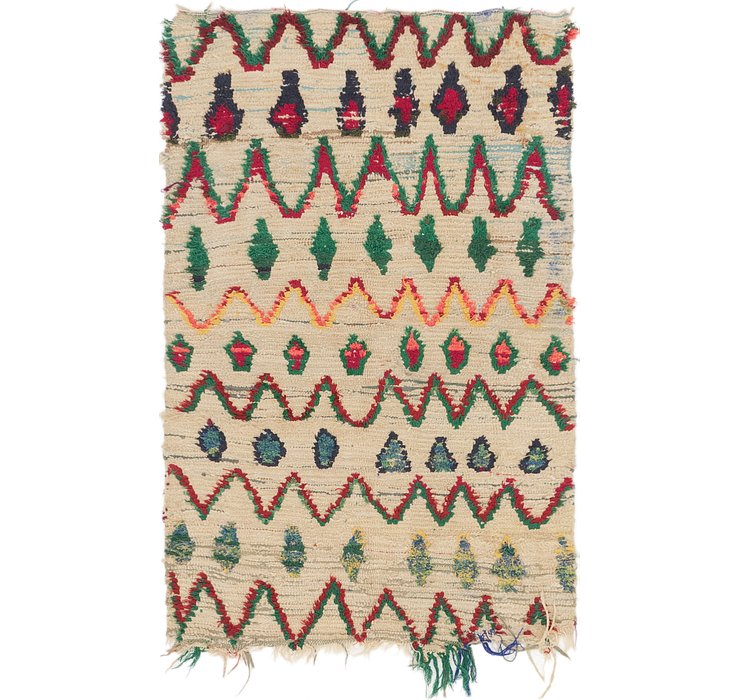 3' 6 x 5' 5 Moroccan Rug