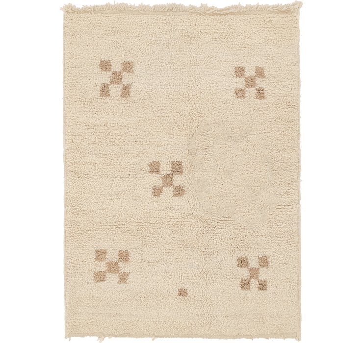 3' 4 x 4' 6 Moroccan Rug