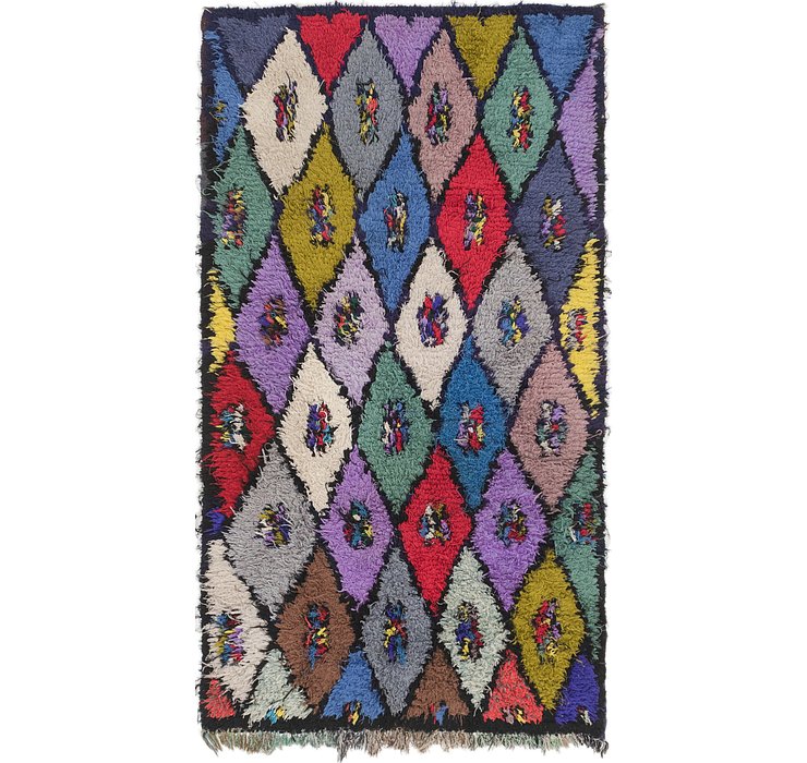 HandKnotted 3' 9 x 7' Moroccan Rug