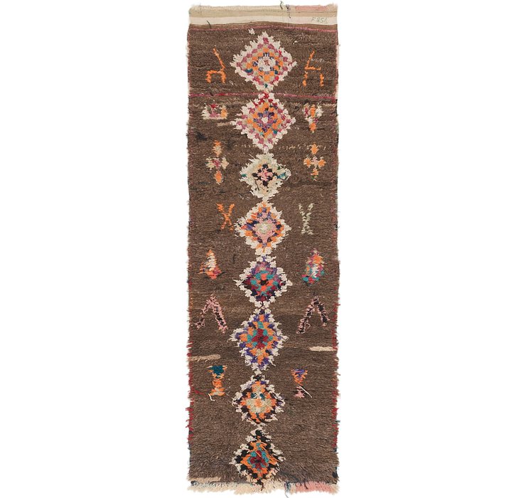 2' 8 x 8' 5 Moroccan Runner Rug