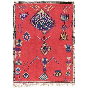 4' 7 x 6' 2 Moroccan Rug