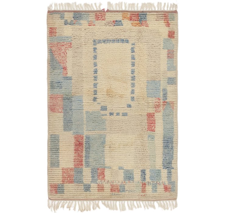 3' 5 x 5' Moroccan Rug