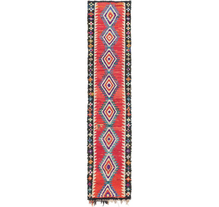 2' 6 x 11' Moroccan Runner Rug