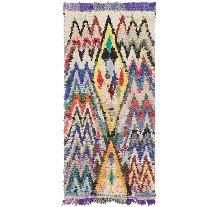 3' 2 x 7' Moroccan Runner Rug