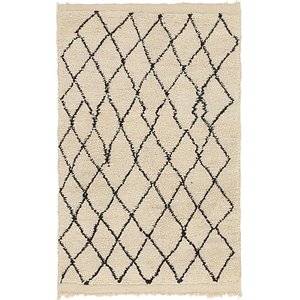 4' x 6' 4 Moroccan Rug