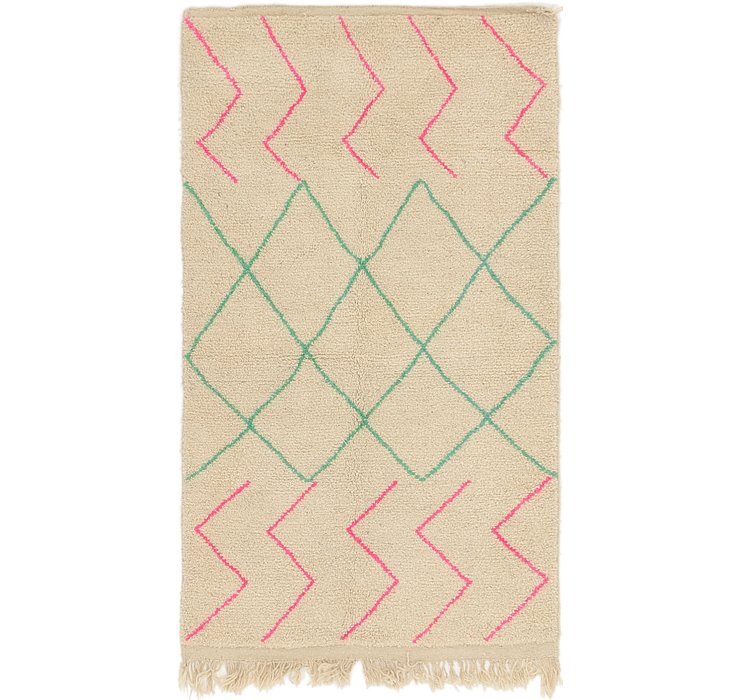 3' 10 x 6' 9 Moroccan Rug