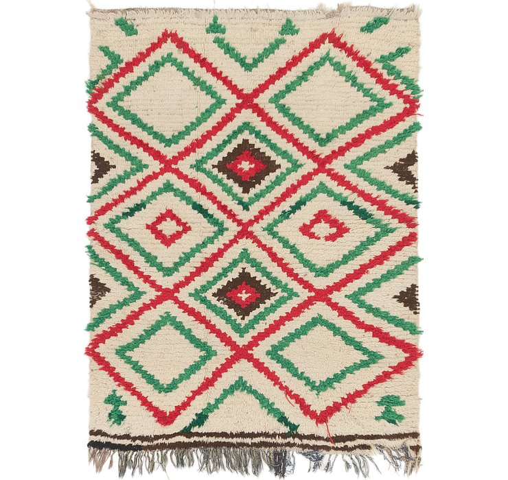 4' 4 x 5' 9 Moroccan Rug