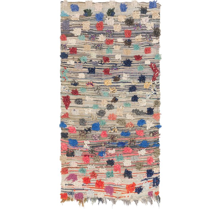 HandKnotted 3' 8 x 7' Moroccan Rug