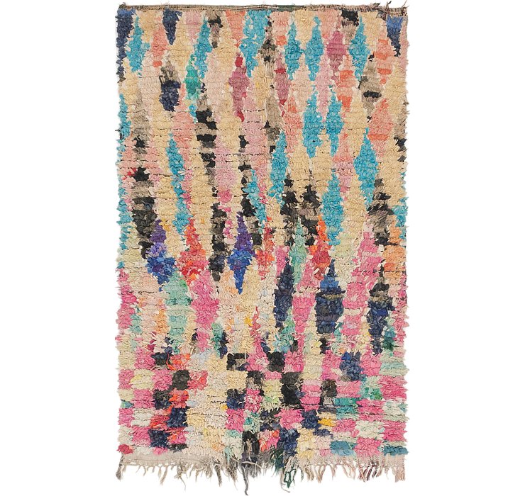 4' 7 x 7' 3 Moroccan Rug